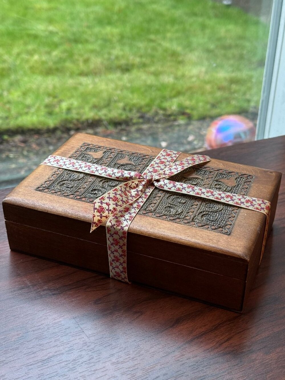 Hippie Grandma Themed Mystery Jewelry Box Vintage